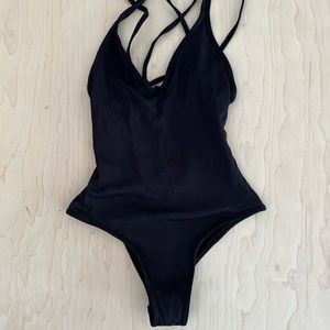 L*Space black one piece swimsuit